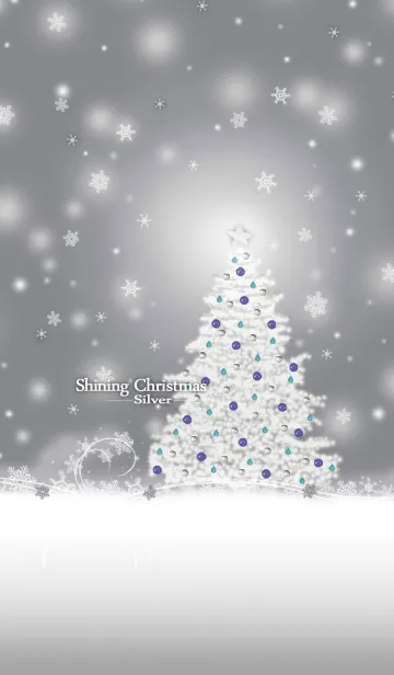 [LINE着せ替え] Shining Christmas <silver>の画像1