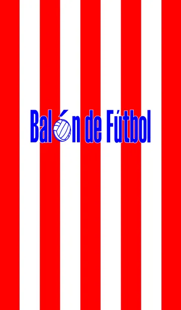 Balon de Futbol <White/Red>のLINE着せ替え
