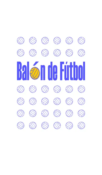 [LINE着せ替え] Balon de Futbol <White>の画像1