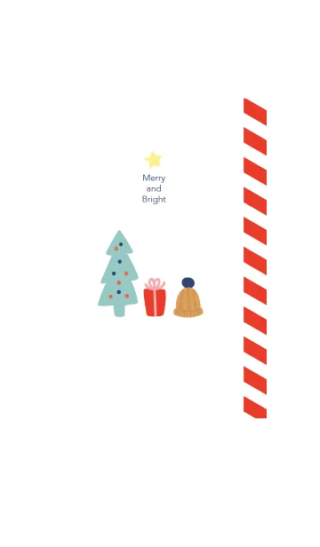 Merry and BrightのLINE着せ替え
