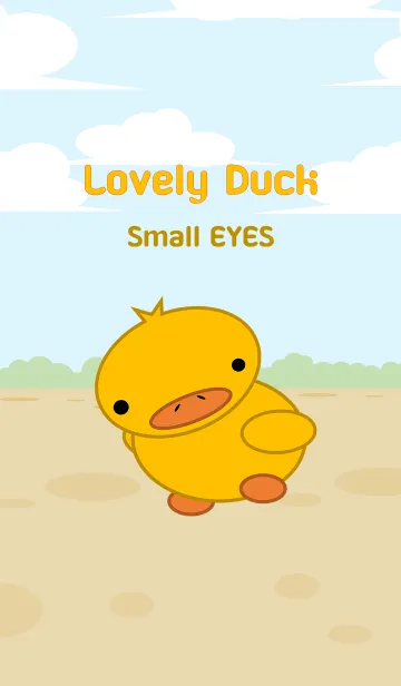 [LINE着せ替え] Lovely duck small eyesの画像1