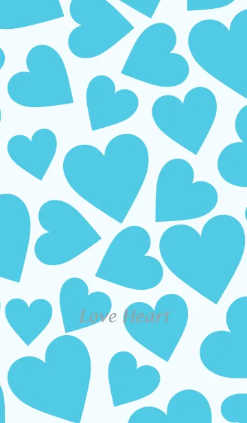 [LINE着せ替え] Love Heart -BLUE-の画像1