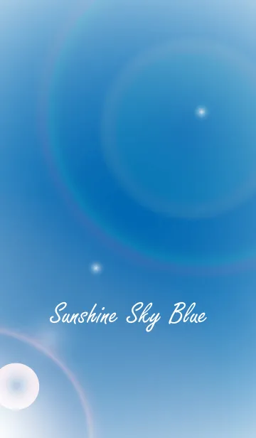 [LINE着せ替え] Sunshine Sky Blueの画像1