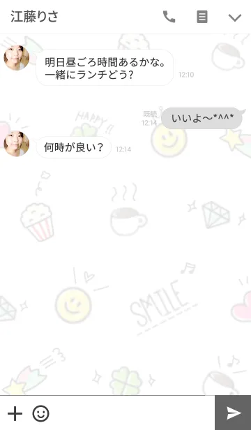 [LINE着せ替え] SMILE FOR YOU！！！の画像3