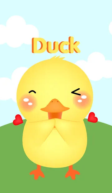 [LINE着せ替え] Cute Duck in The world(jp)の画像1