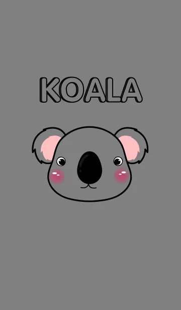 Cute Face Koala theme(jp)の着せ替えメイン画像