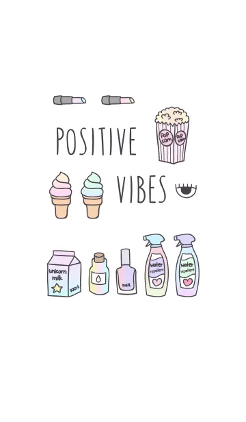 [LINE着せ替え] Positive Vibesの画像1