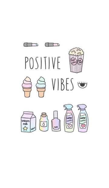 Positive VibesのLINE着せ替え
