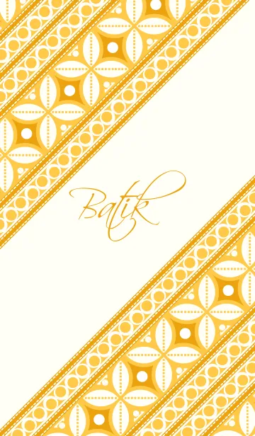 [LINE着せ替え] Yellow Batikの画像1