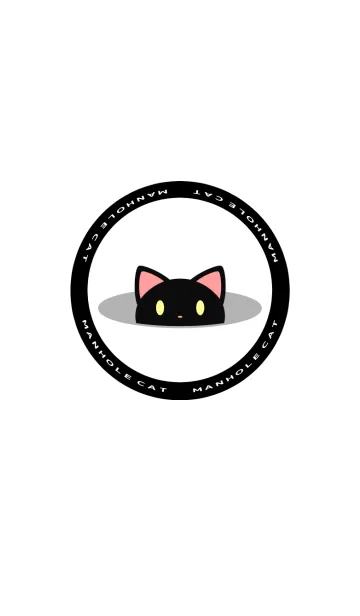 MANHOLE CAT [BLACK] 1の着せ替えメイン画像