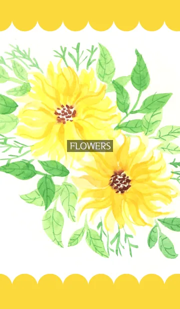water color flowers_366の着せ替えメイン画像