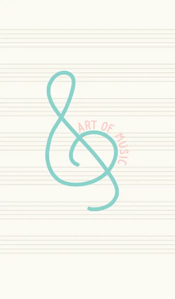 [LINE着せ替え] Art of music (JP-Pastel ver.)の画像1