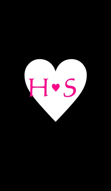 [LINE着せ替え] Initial "H ＆ S"の画像1