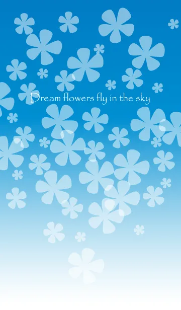 [LINE着せ替え] Dream flowers fly in the skyの画像1