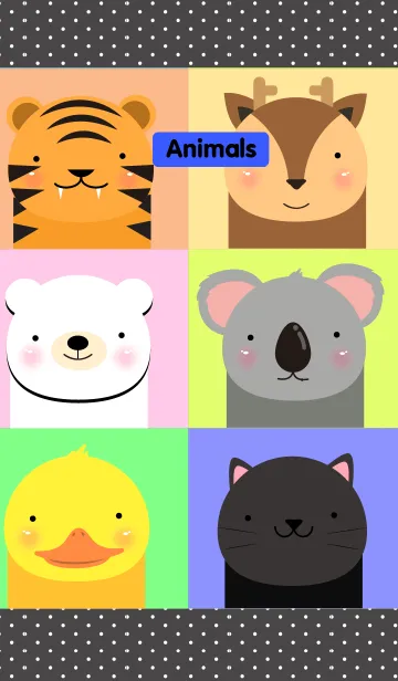 [LINE着せ替え] Animals and Friend Theme V.2(jp)の画像1