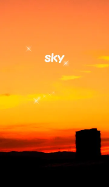 [LINE着せ替え] sky 14(夕暮れ2)の画像1