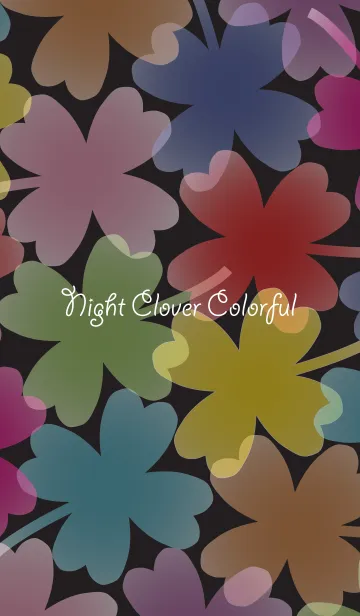 [LINE着せ替え] Night Clover Colorfulの画像1