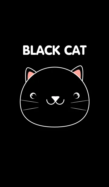 [LINE着せ替え] I'm Black Cat theme(jp)の画像1