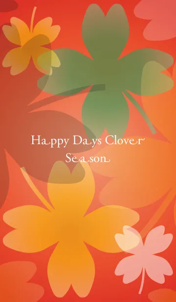 [LINE着せ替え] Happy Days Clover Seasonの画像1