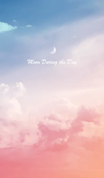 [LINE着せ替え] 昼に現れた月の画像1