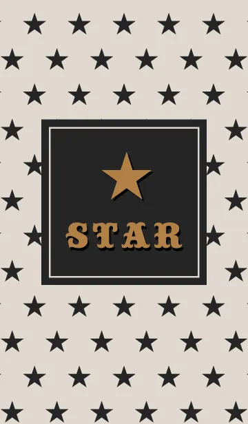 [LINE着せ替え] STAR CASUAL MONOTONEの画像1