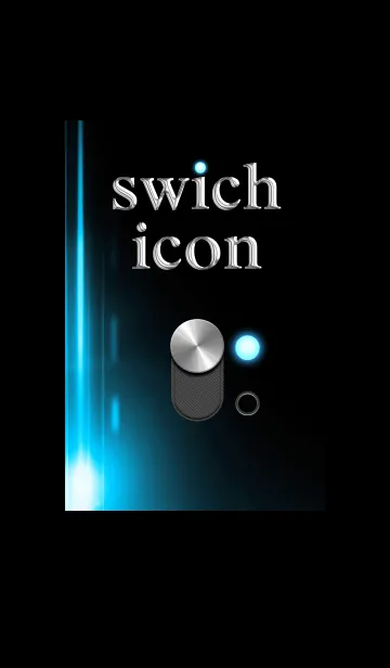 [LINE着せ替え] blue light switch iconの画像1