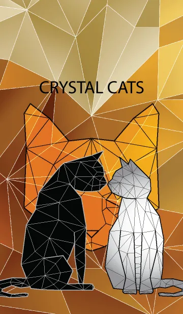 [LINE着せ替え] Crystal Catsの画像1