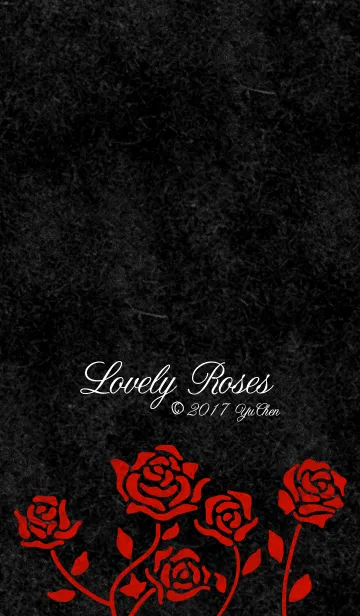 [LINE着せ替え] Lovely Roses 2の画像1