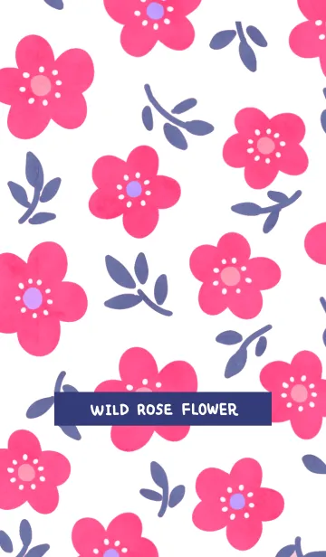 [LINE着せ替え] wild rose flowerの画像1