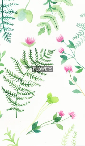 water color flowers_370の着せ替えメイン画像