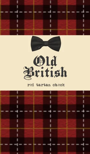Old British -red tartan check-の着せ替えメイン画像