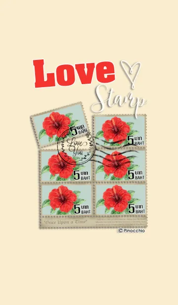 [LINE着せ替え] Love Stamp (JP)の画像1