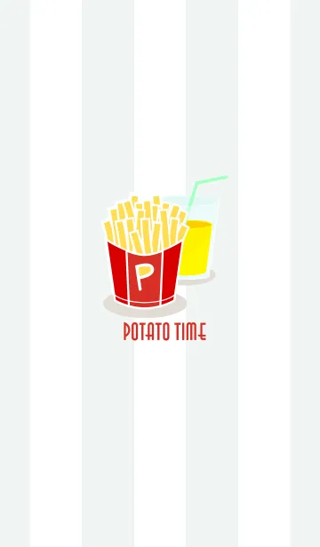 [LINE着せ替え] Potato Timeの画像1