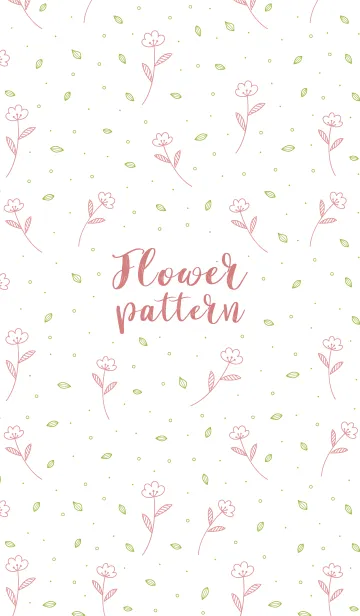 [LINE着せ替え] Hand drawn flower patternの画像1