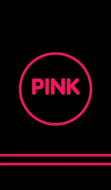 [LINE着せ替え] - Pink ＆ Black -(jp)の画像1