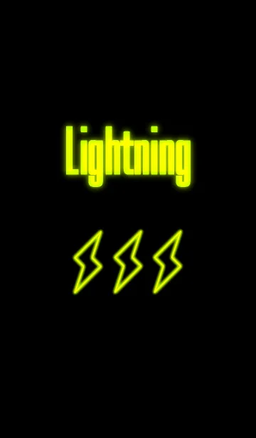 [LINE着せ替え] Lightning[Yellow]の画像1