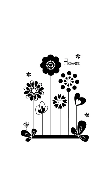 [LINE着せ替え] artwork_Flowers3の画像1