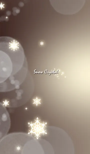 [LINE着せ替え] 雪の結晶〜クリスマスバージョン〜の画像1