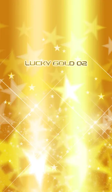 [LINE着せ替え] LUCKY GOLD 02の画像1