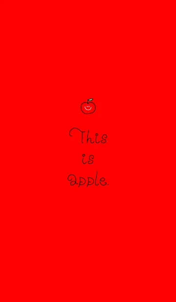 [LINE着せ替え] This is apple4.の画像1