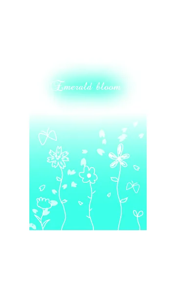 [LINE着せ替え] Emerald Bloomの画像1