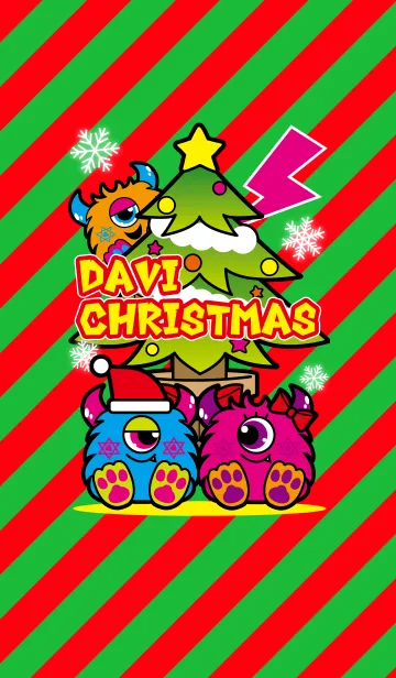 [LINE着せ替え] DAVI-MONSTER CHRISTMASの画像1