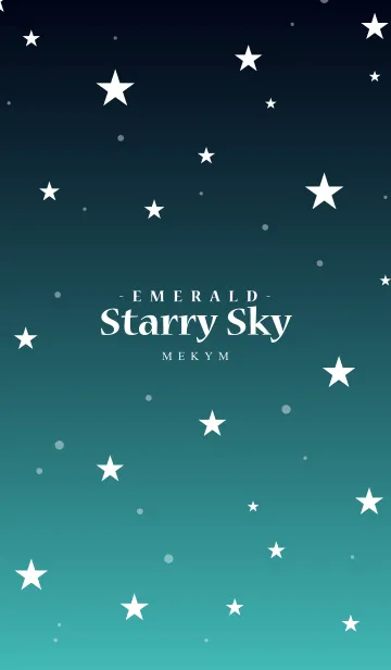 [LINE着せ替え] - Starry Sky Emerald -の画像1