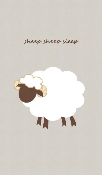 [LINE着せ替え] sheep sheep sleepの画像1