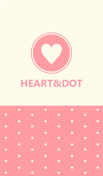 [LINE着せ替え] HEART＆DOT -PINK-の画像1