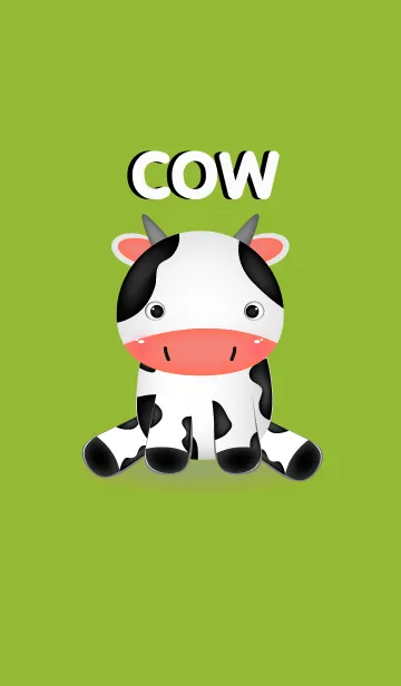 Cute Baby Cow Theme(jp)の着せ替えメイン画像