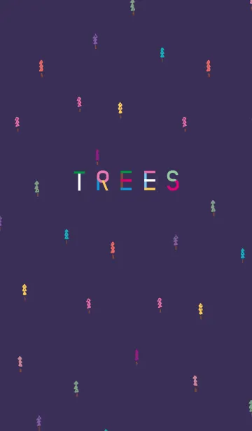 [LINE着せ替え] Colorful Treesの画像1