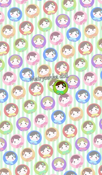 [LINE着せ替え] Matryoshka doll -Colorful-の画像1
