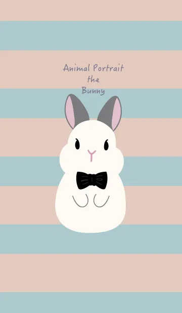 [LINE着せ替え] Animal Portrait - The Bunnyの画像1