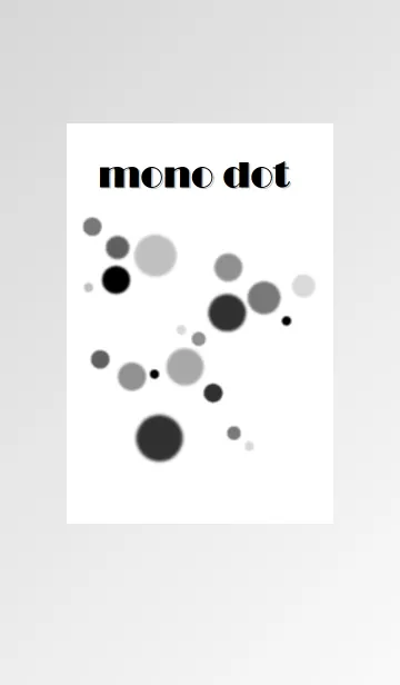 [LINE着せ替え] MONO DOTの画像1